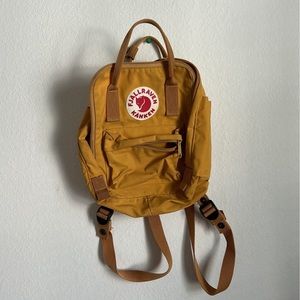 Fjallraven Mustard Backpack